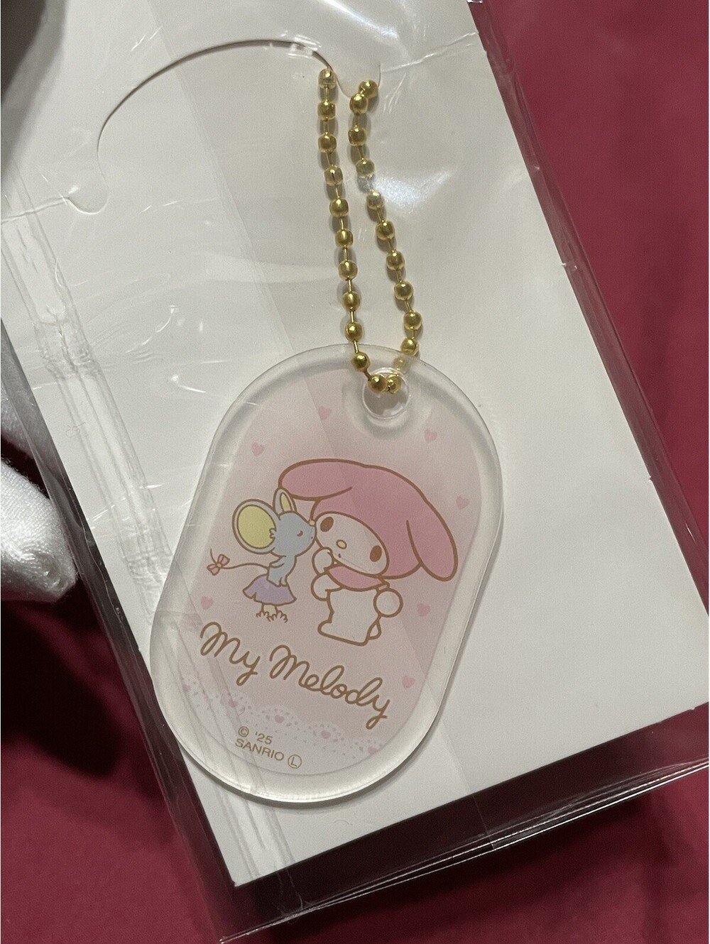 My Melody Acrylic Keychain Sanrio 25' Japan Exclusive